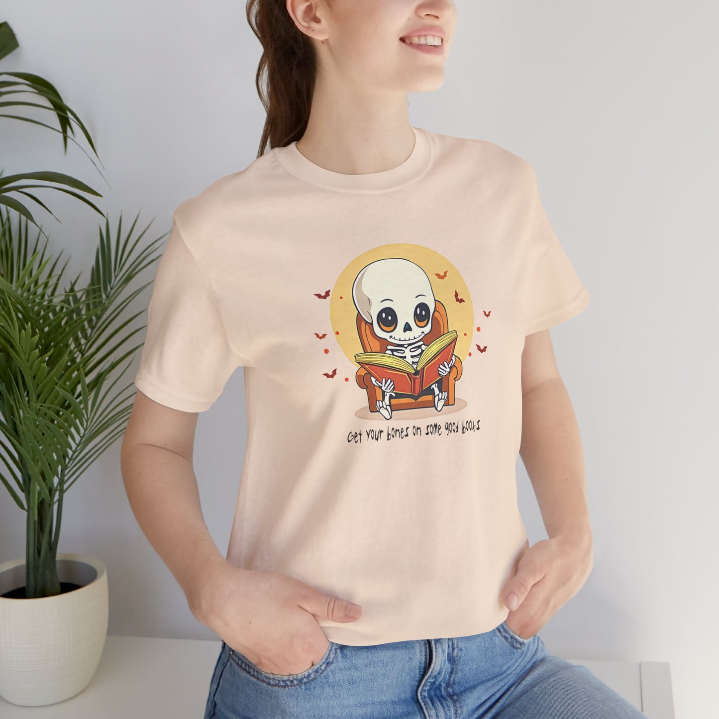 Get Your Bones On A Good Book - Cute Skeleton