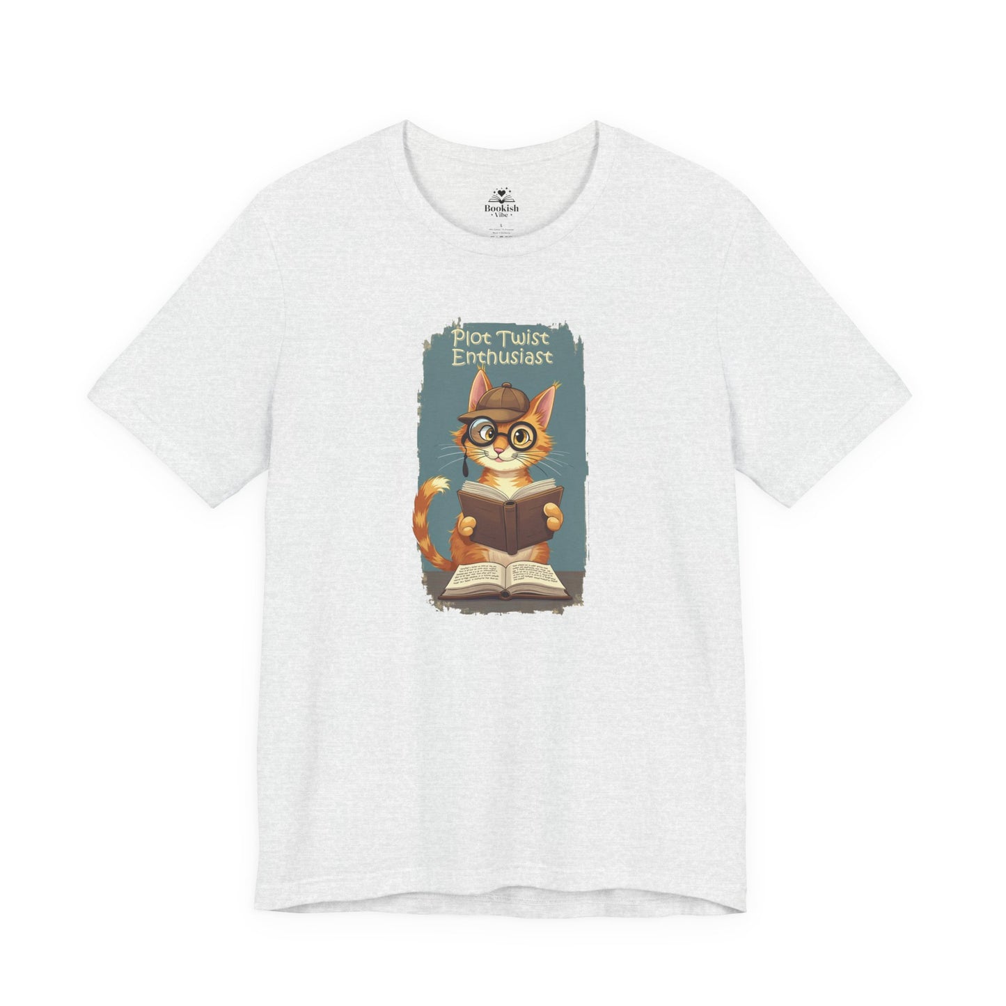 Plot Twist Enthusiast - Cute Reading Cat