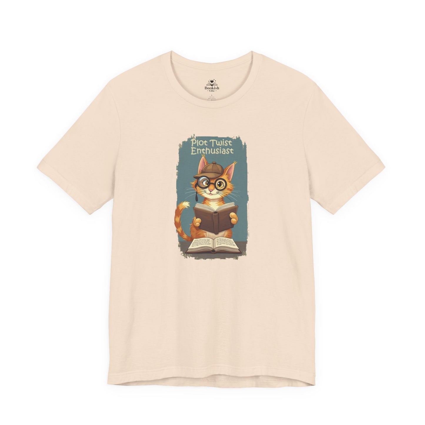 Plot Twist Enthusiast - Cute Reading Cat