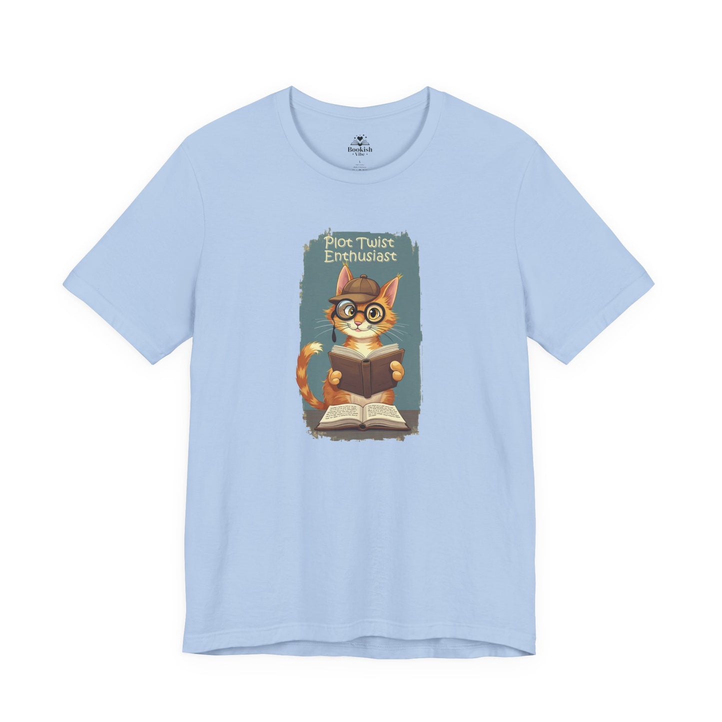 Plot Twist Enthusiast - Cute Reading Cat