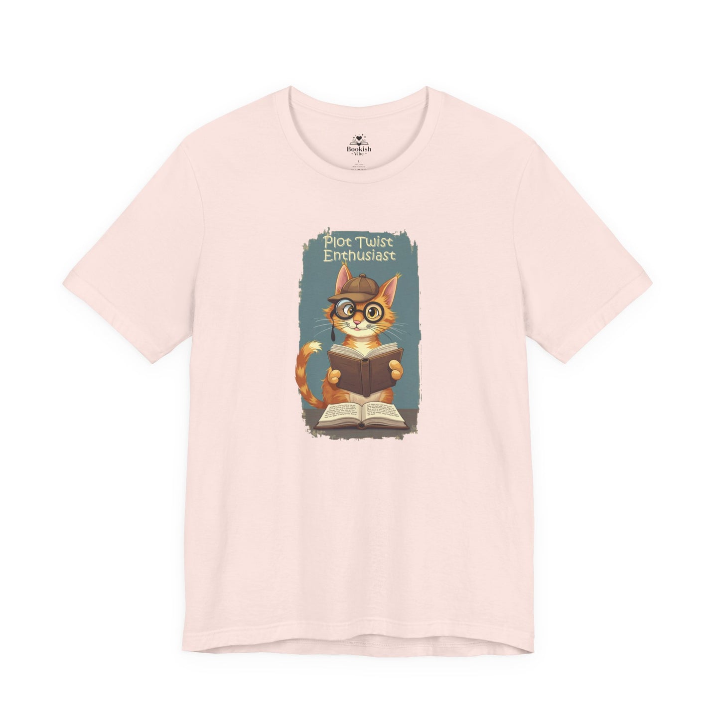 Plot Twist Enthusiast - Cute Reading Cat
