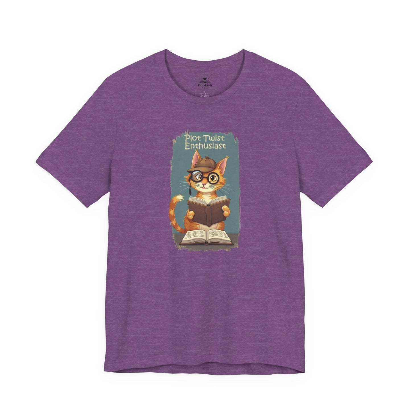 Plot Twist Enthusiast - Cute Reading Cat