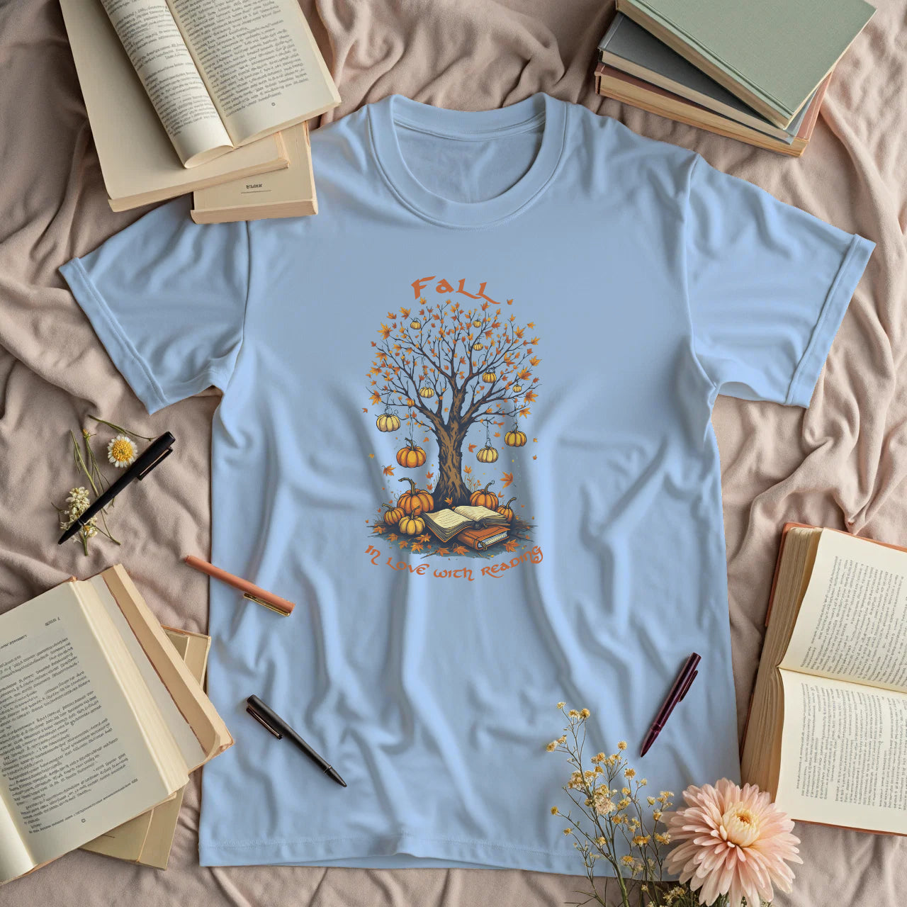 Fall in Love with Reading - pumpkins