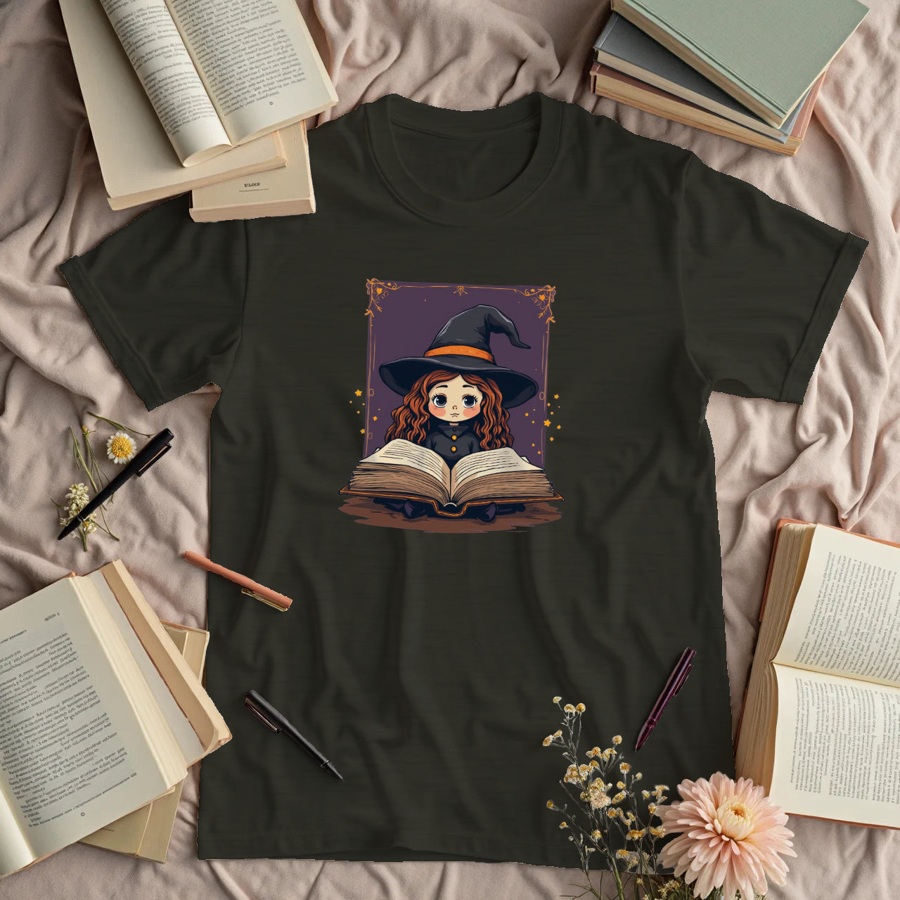 Cute Witch Reading