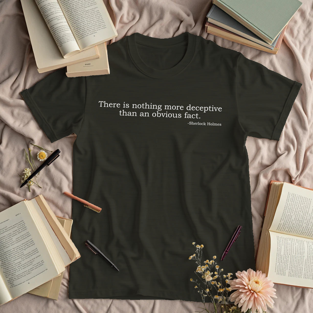 There is nothing more deceptive than an obvious fact - Sherlock Holmes quote