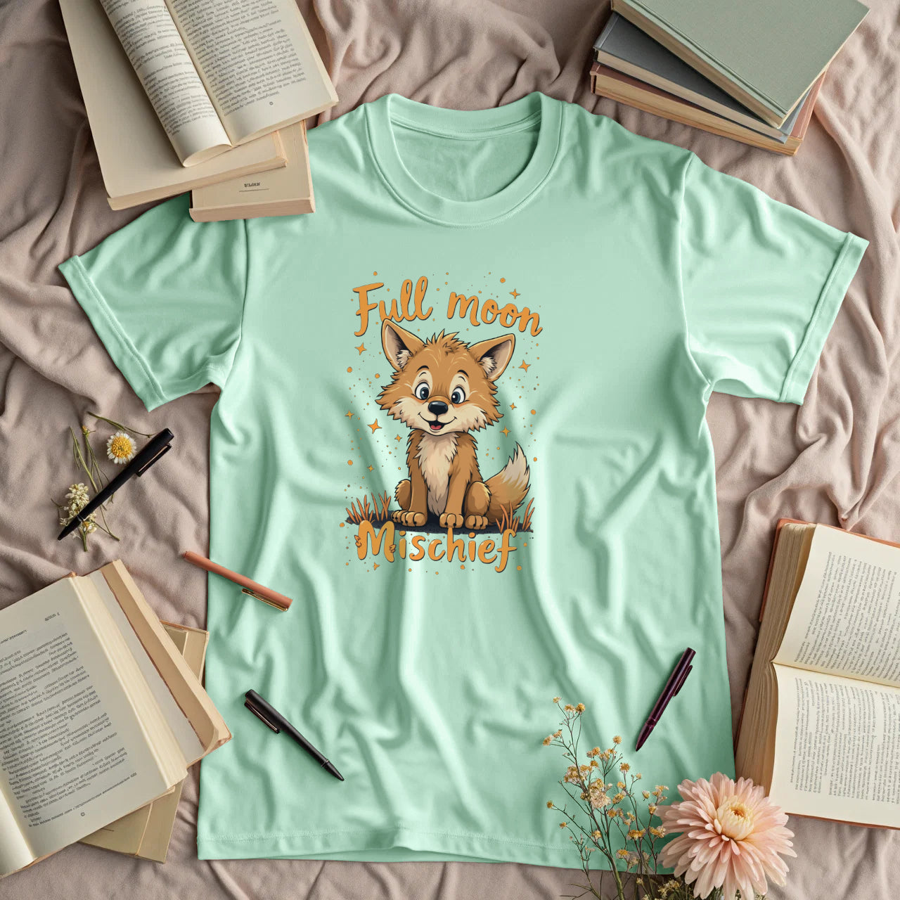 Full Moon Mischief - wolf puppy
