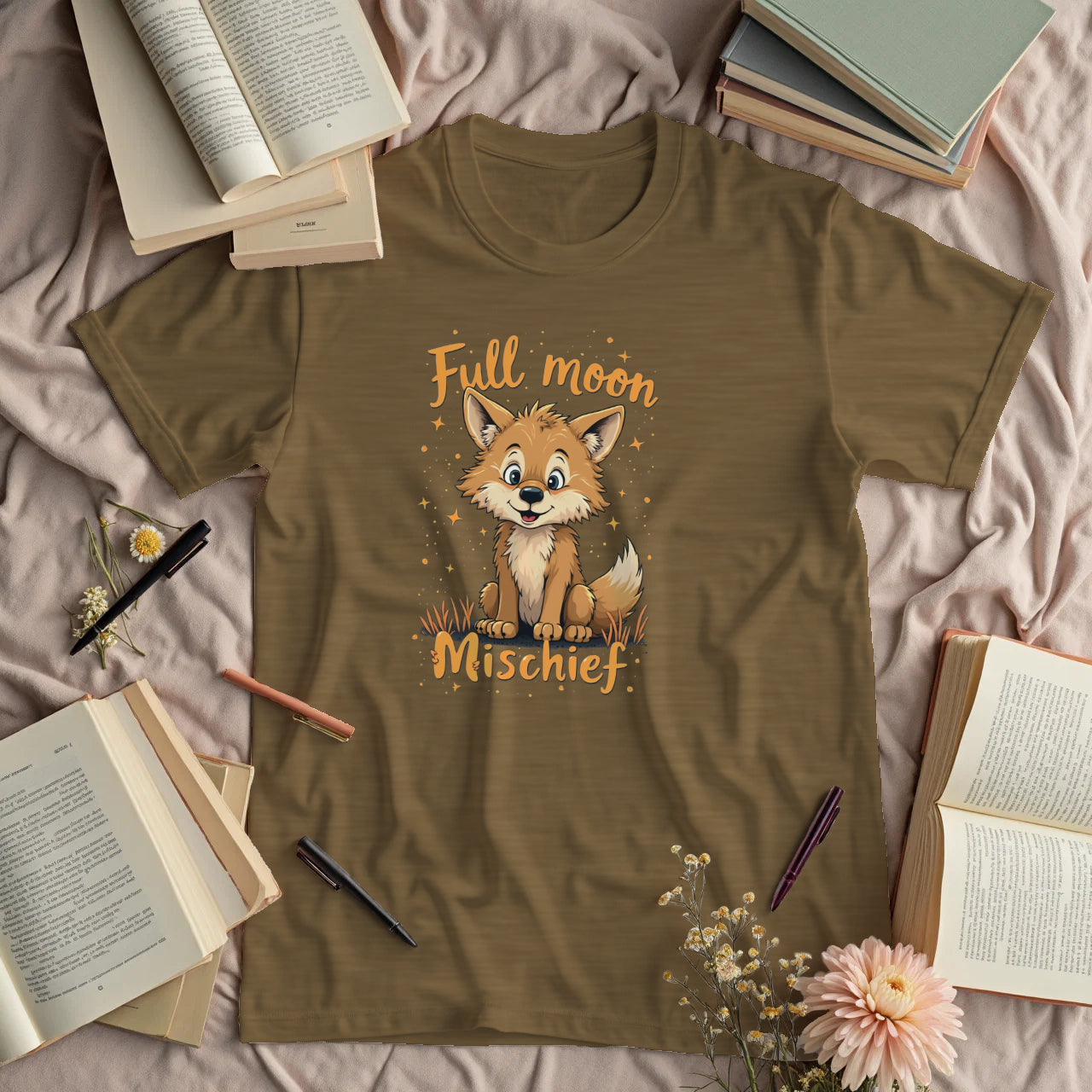 Full Moon Mischief - wolf puppy