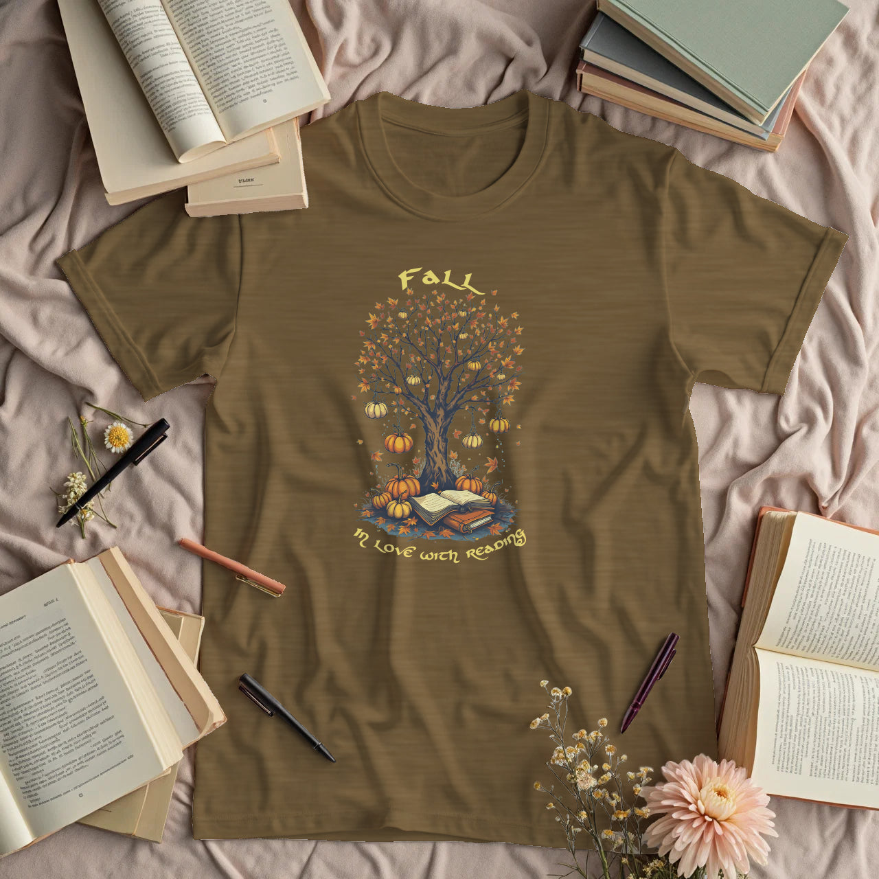 Fall in Love with Reading - pumpkins