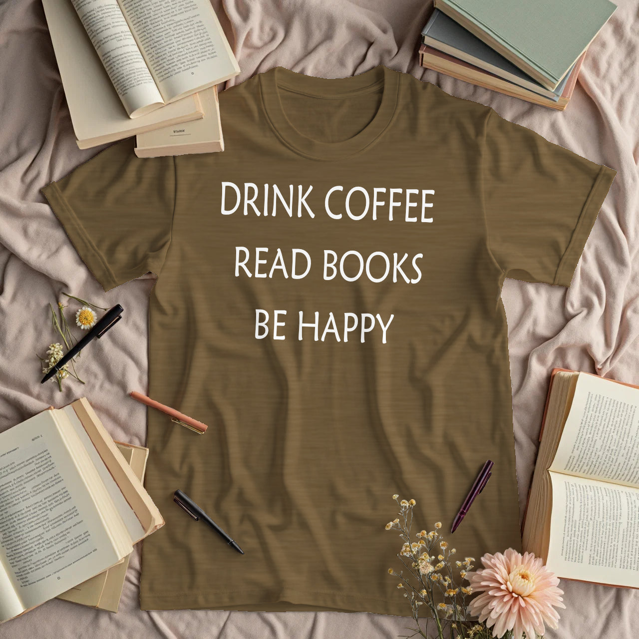 Drink Coffee, Read Books, Be Happy