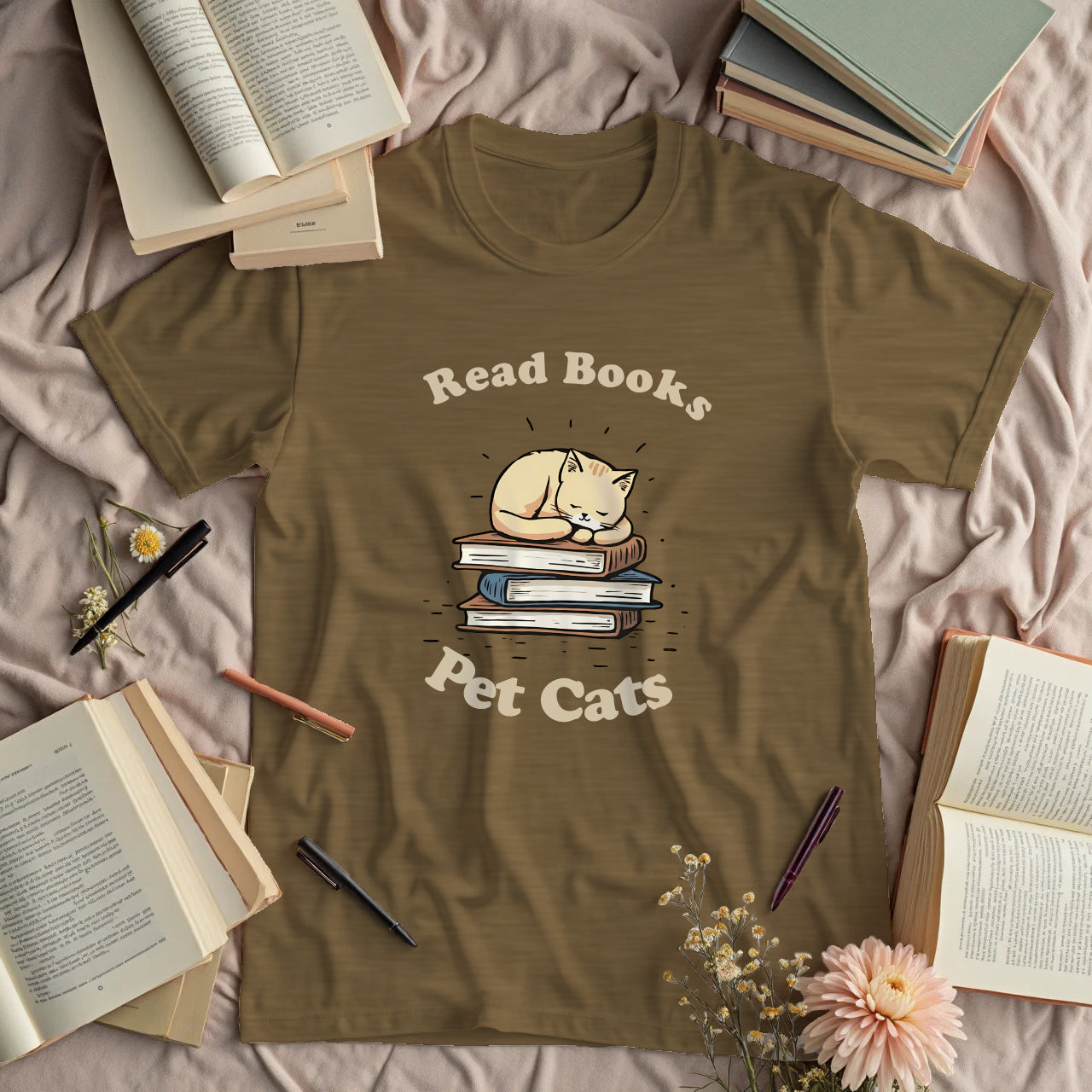 Read Books, Pet Cats