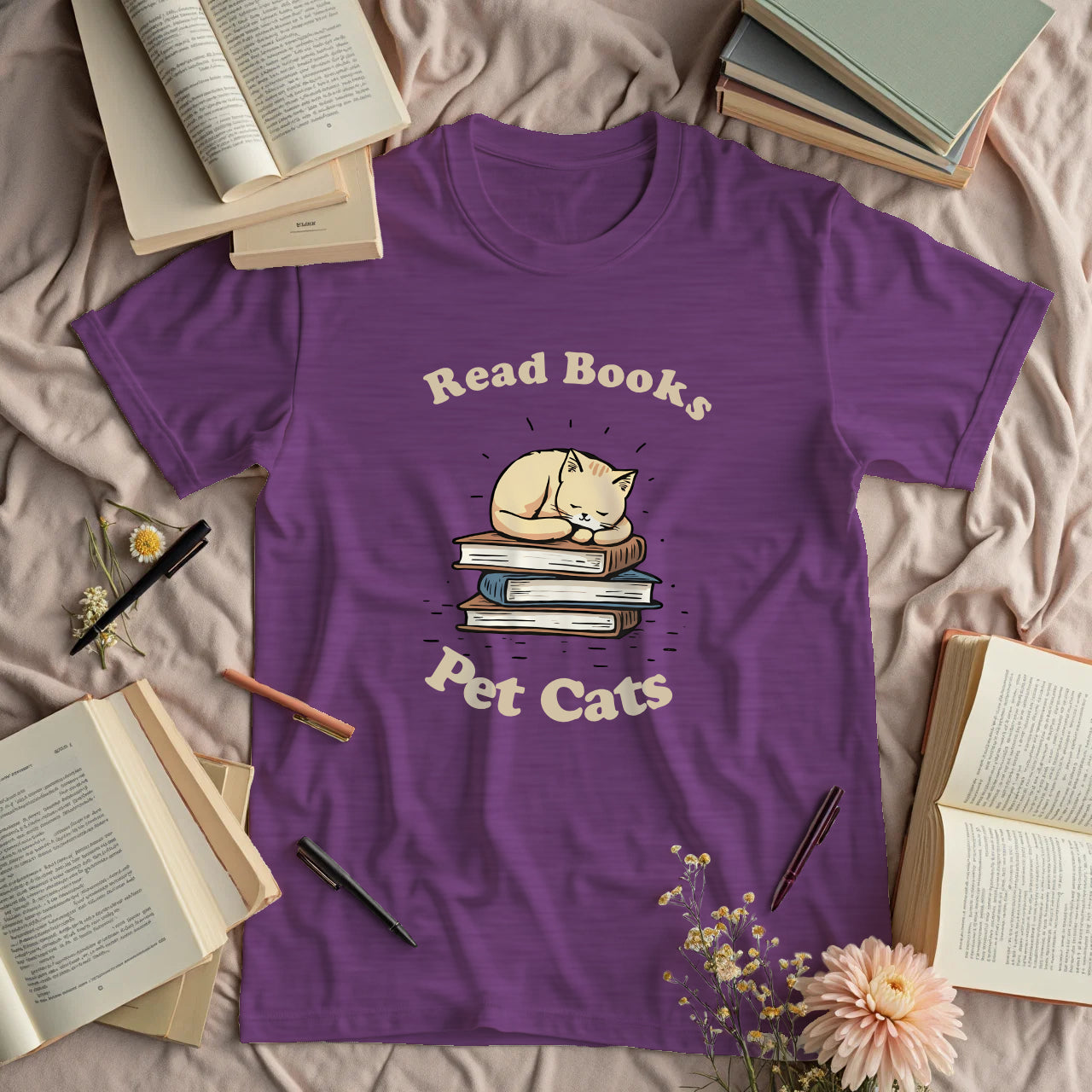 Read Books, Pet Cats