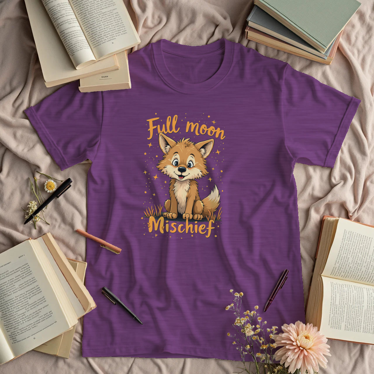 Full Moon Mischief - wolf puppy