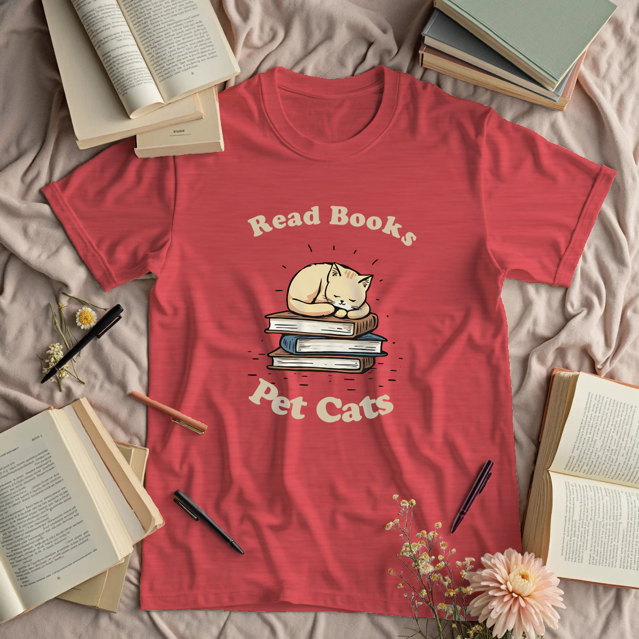 Read Books, Pet Cats