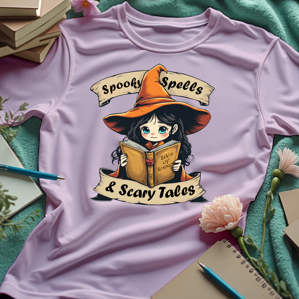 Spooky Spells and Scary Tales - Cute Witch