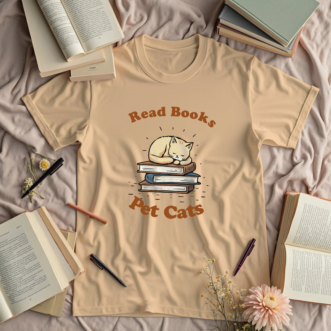 Read Books, Pet Cats