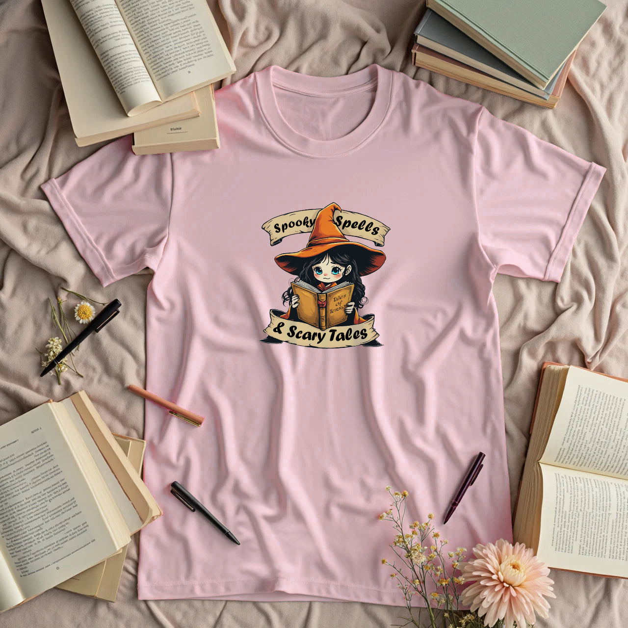 Spooky Spells and Scary Tales - Cute Witch