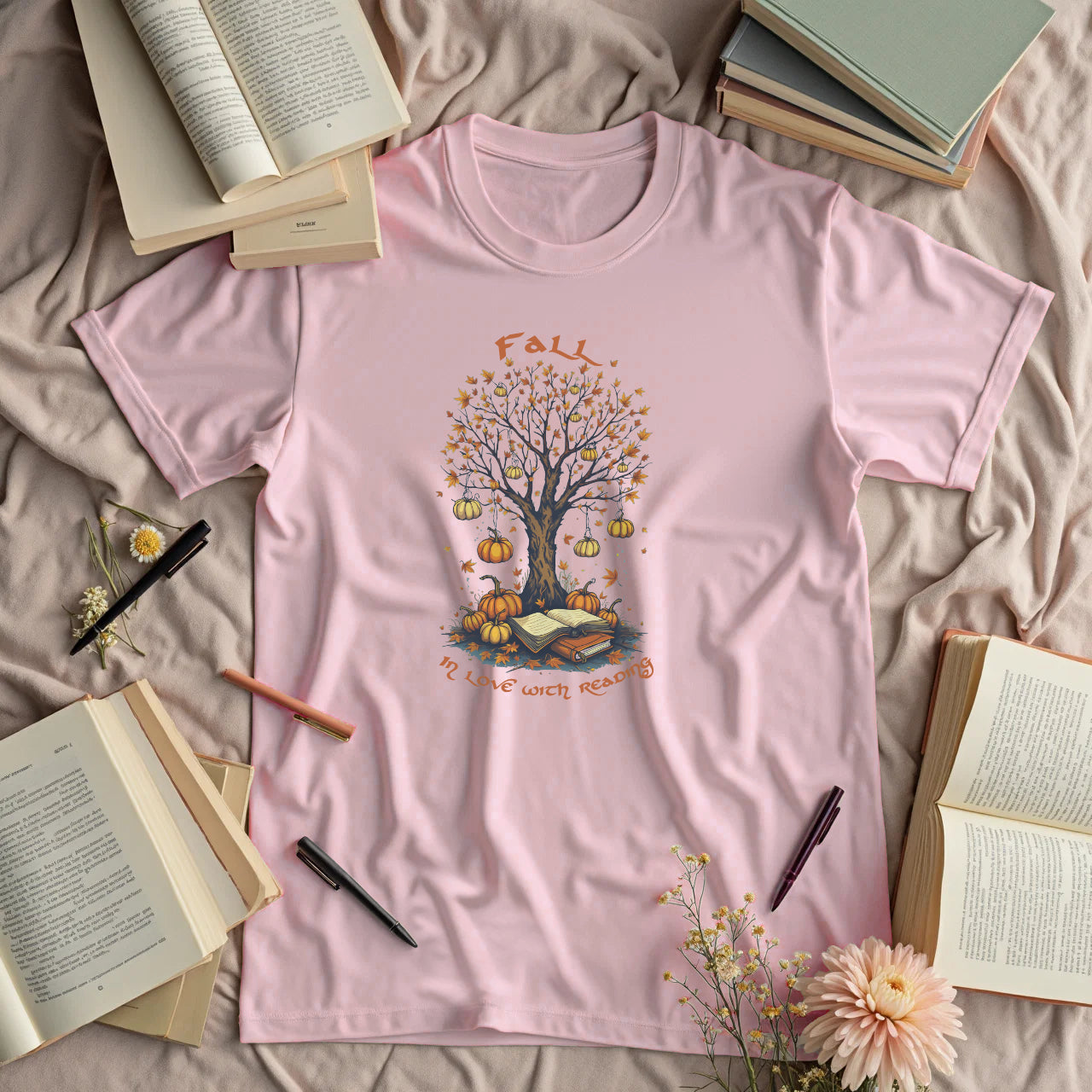 Fall in Love with Reading - pumpkins