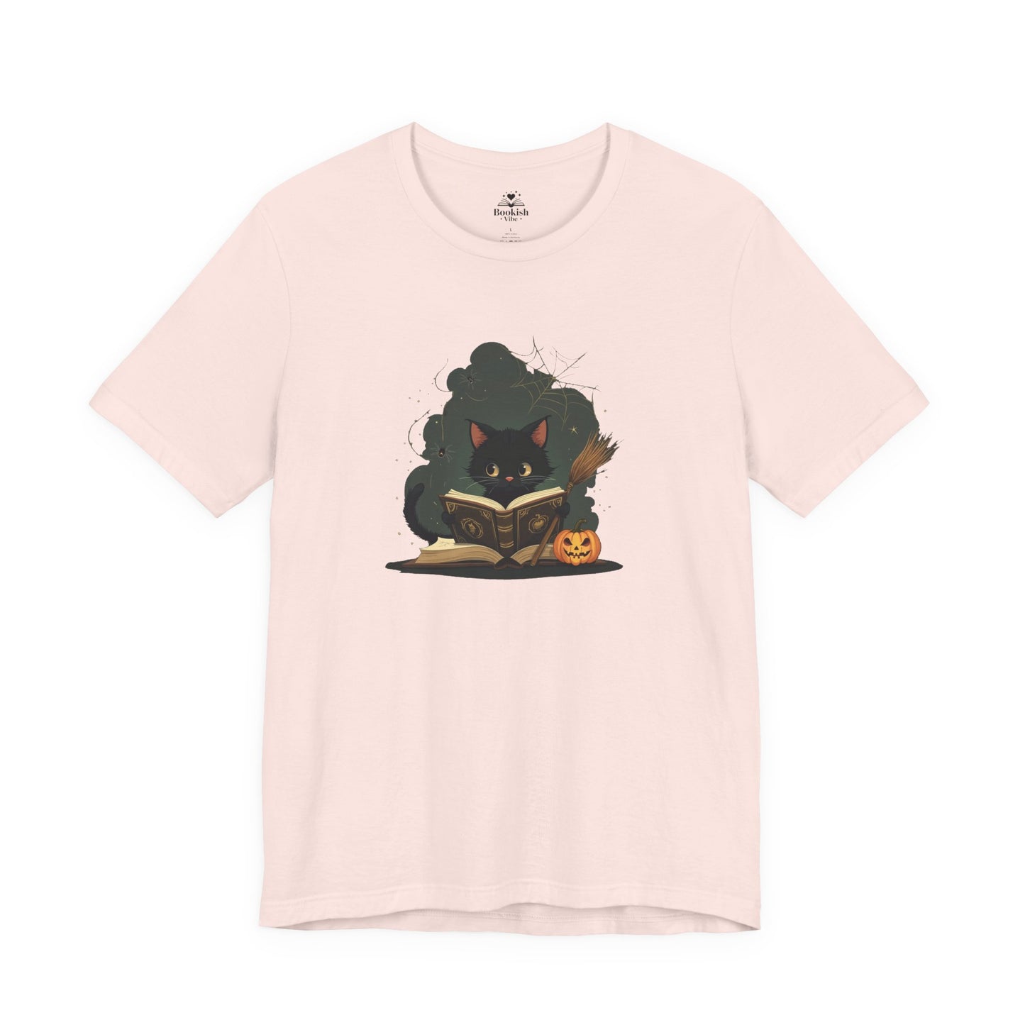 Cute Cat Reader - Jack O' Lantern