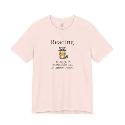 Reading. The Socially Acceptable Way To Ignore People - Raccoon