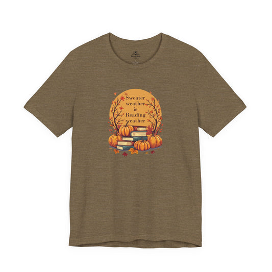 Sweater Weather is Reading Weather - Autumn Pumpkins