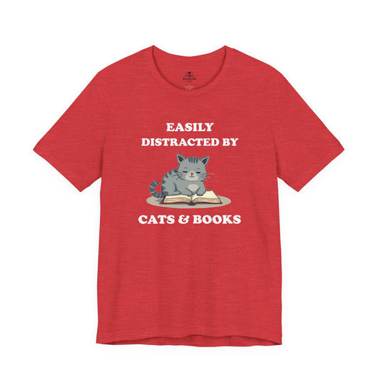 Easily Distracted by Cats and Books