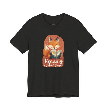 Reading Is Awesome - Cute Fox