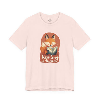 Reading Is Awesome - Cute Fox