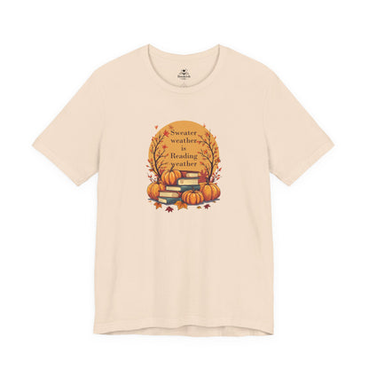 Sweater Weather is Reading Weather - Autumn Pumpkins