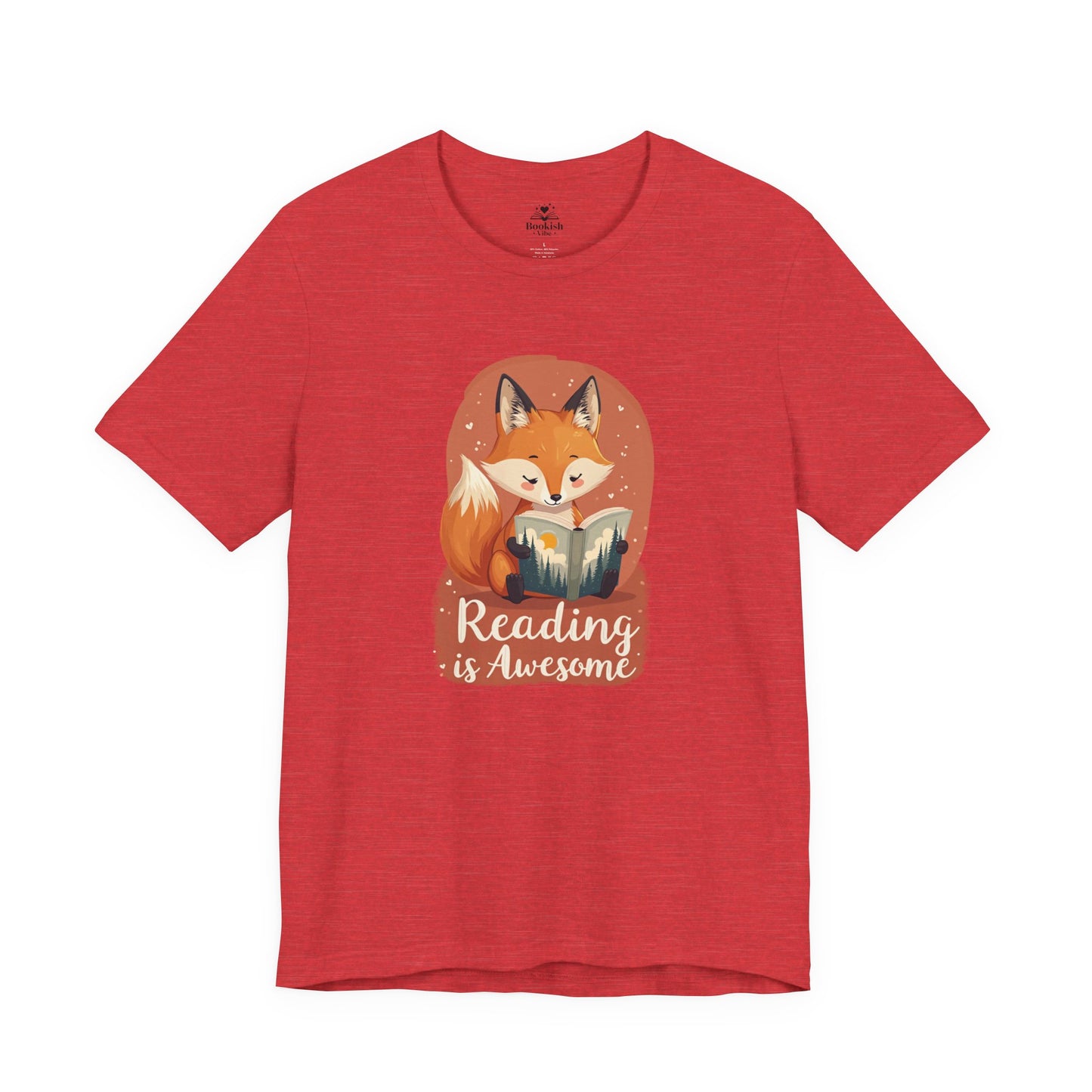 Reading Is Awesome - Cute Fox