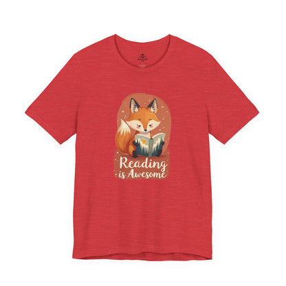 Reading Is Awesome - Cute Fox