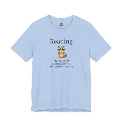 Reading. The Socially Acceptable Way To Ignore People - Raccoon