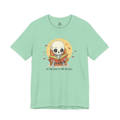 Get Your Bones On A Good Book - Cute Skeleton