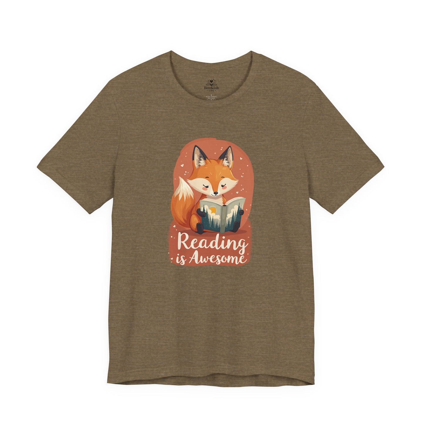 Reading Is Awesome - Cute Fox