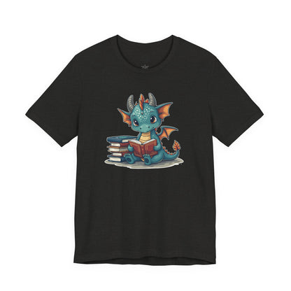 Cute Dragon Reading