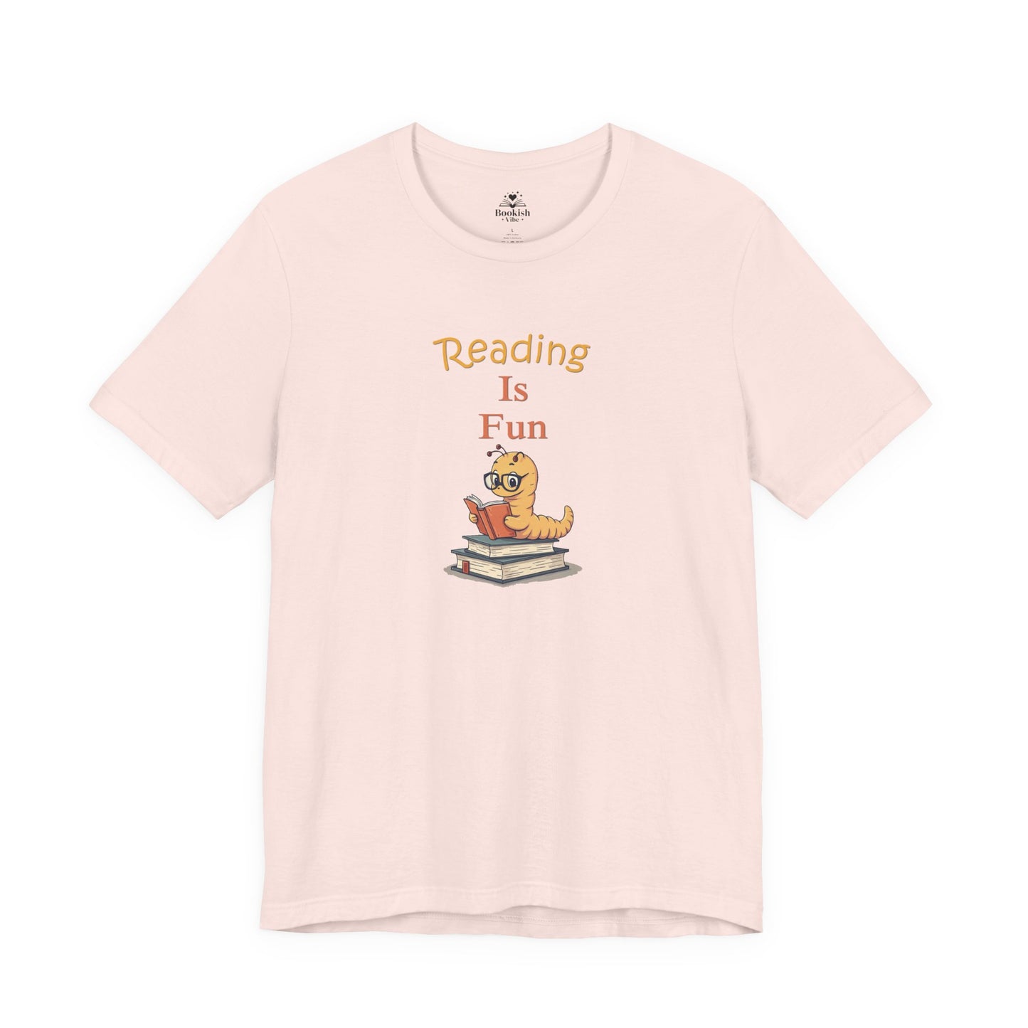 Reading Is Fun - Cute Bookworm