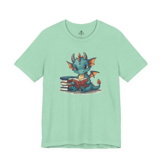 Cute Dragon Reading