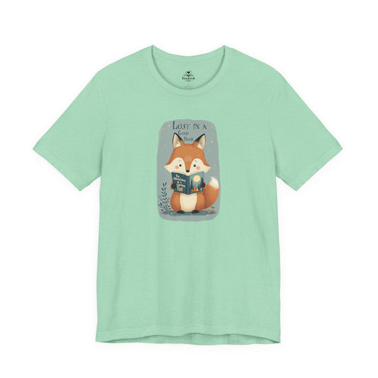 Lost In A Good Book - Cute Fox