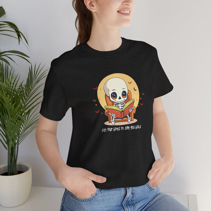 Get Your Bones On A Good Book - Cute Skeleton
