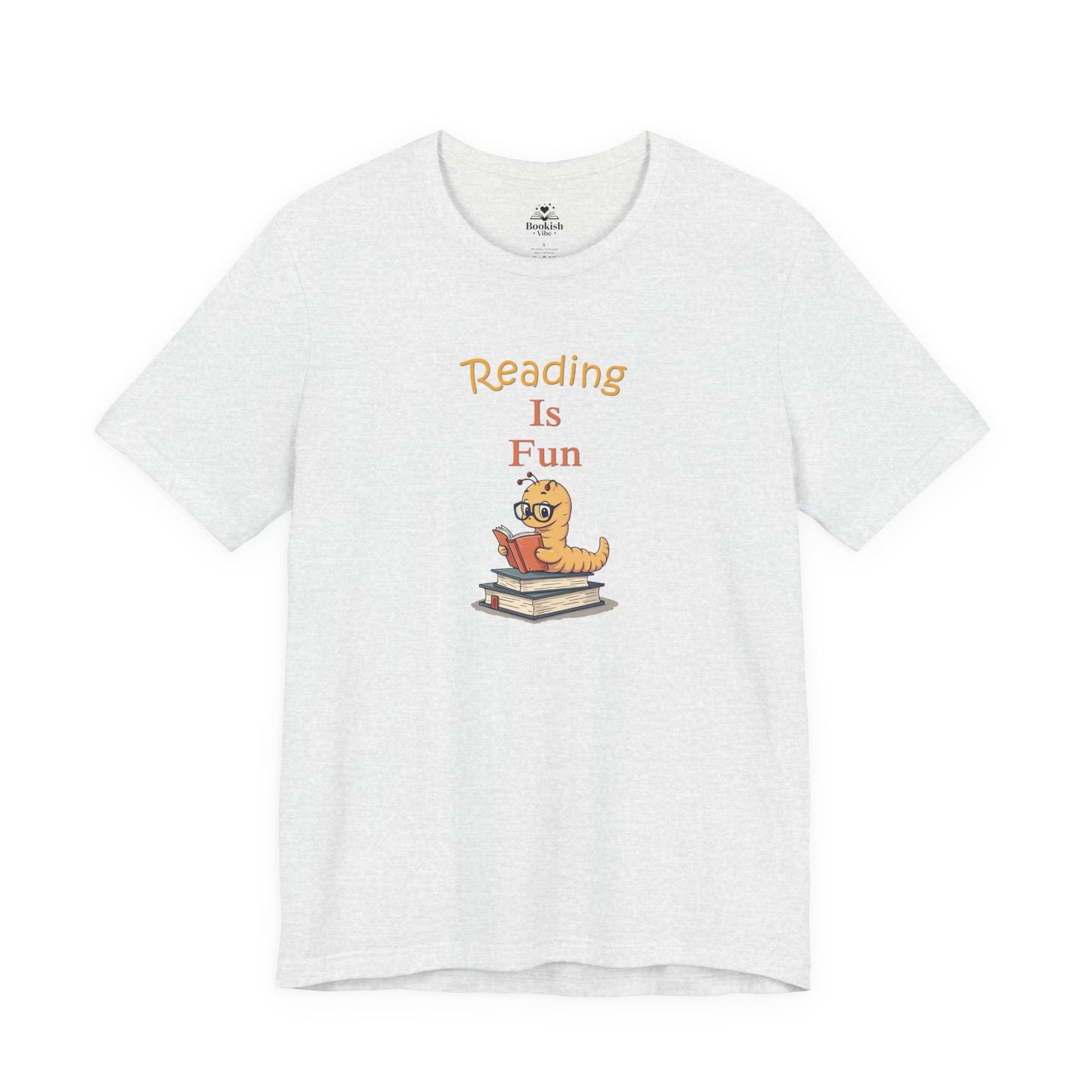Reading Is Fun - Cute Bookworm