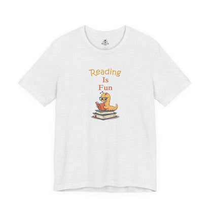 Reading Is Fun - Cute Bookworm