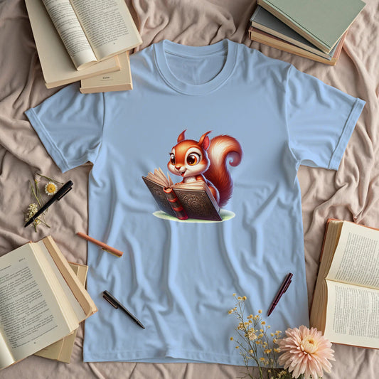 Cute Reading Squirrel