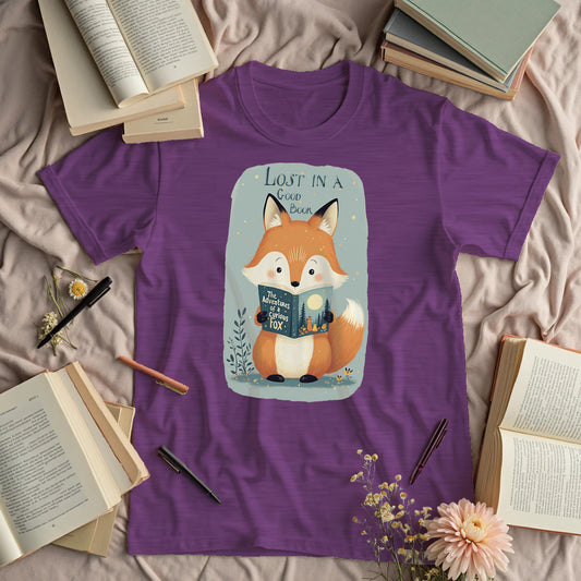 Lost In A Good Book - Cute Fox
