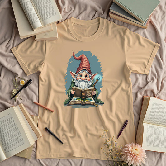 Cute Reading Gnome Wizard