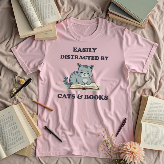 Easily Distracted by Cats and Books