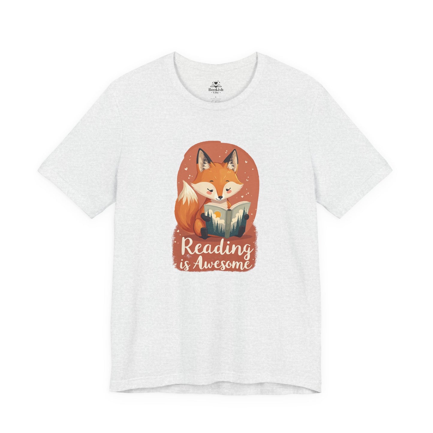 Reading Is Awesome - Cute Fox