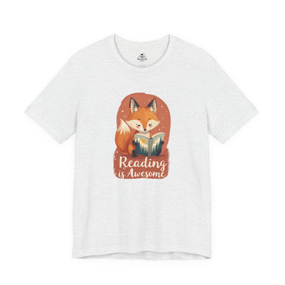 Reading Is Awesome - Cute Fox