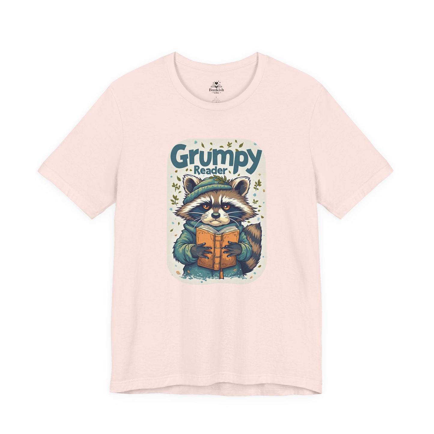 Grumpy Reader - Raccoon