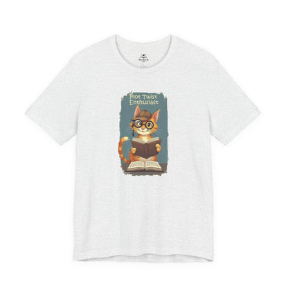 Plot Twist Enthusiast - Cute Reading Cat