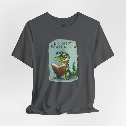 Bibliogator Extraordinaire - Cute Alligator