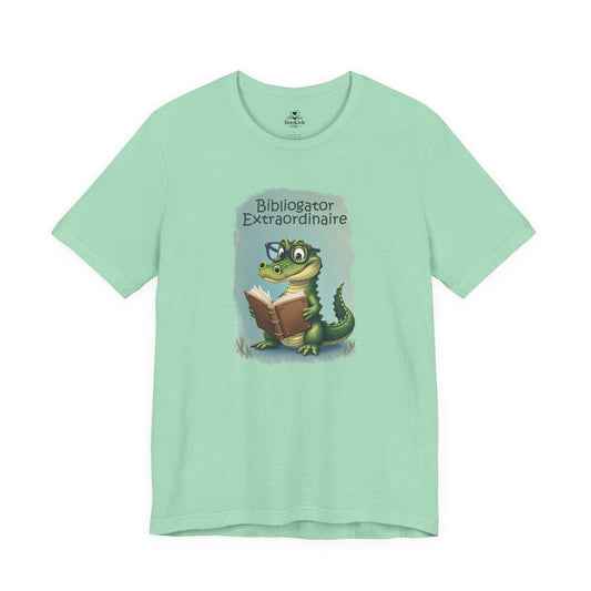 Bibliogator Extraordinaire - Cute Alligator